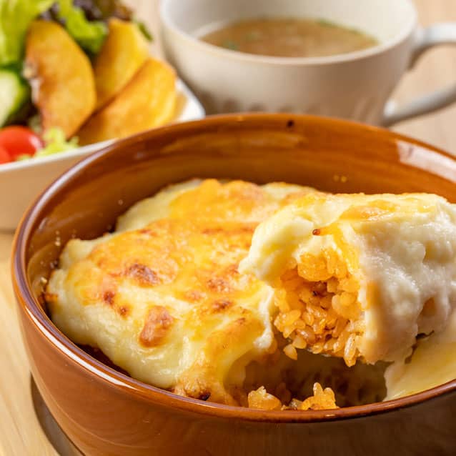 牛乳たっぷり濃いめのドリア